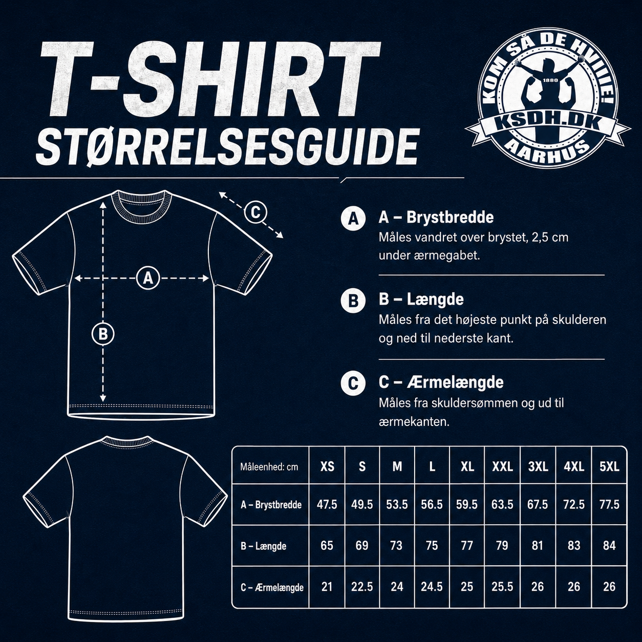 KSDH Logo T-shirt - Hvid