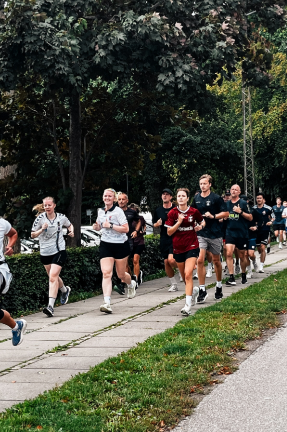 AGF Social Run på Stadion Allé.
